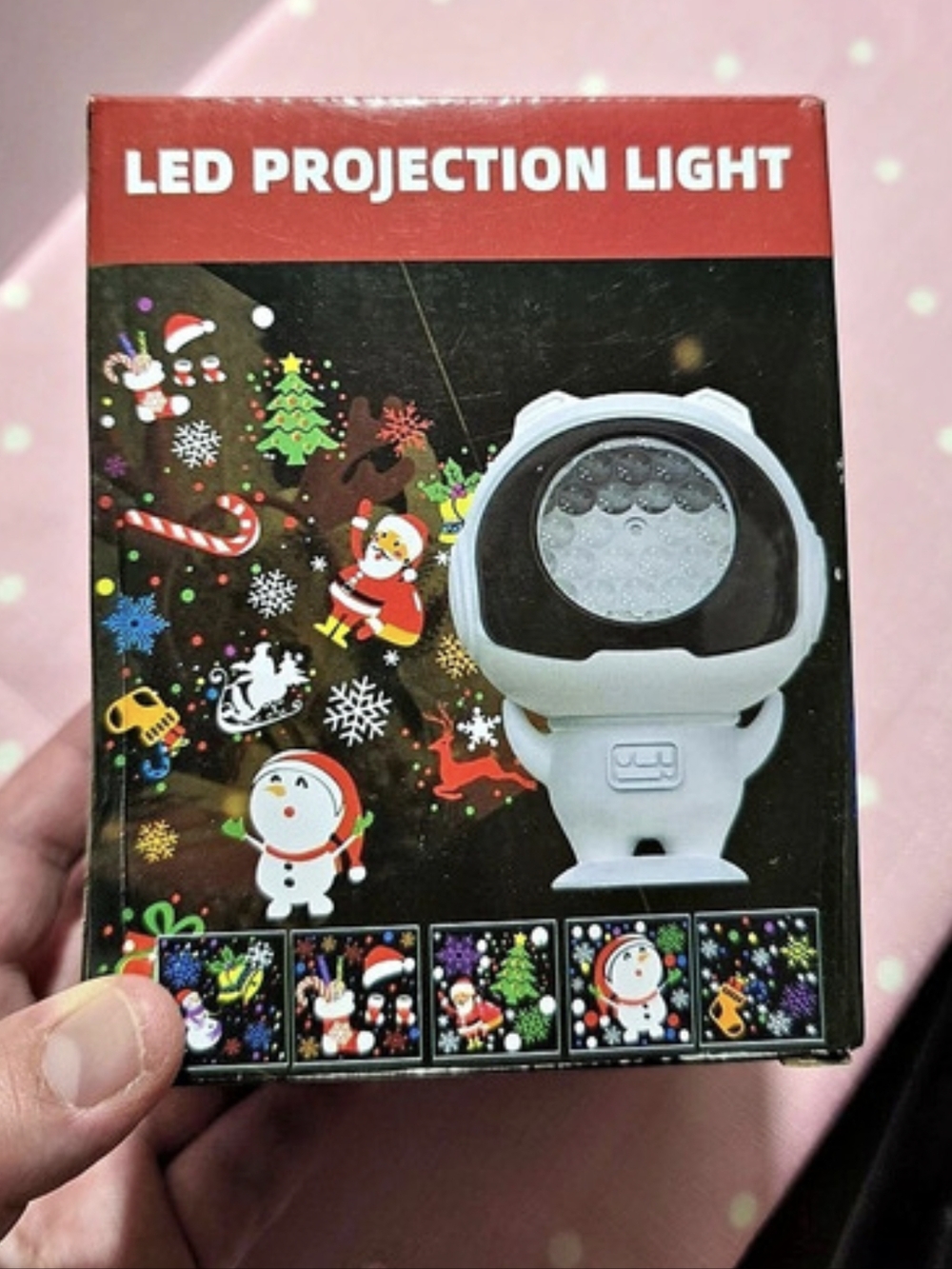 Home Decor Holiday Christmas LED Projector Santa Reindeers Snowflakes Brand New